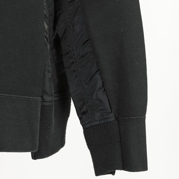 Sacai Black Cotton Sponge Sweat MA-1 Pullover - Picture 7 of 13
